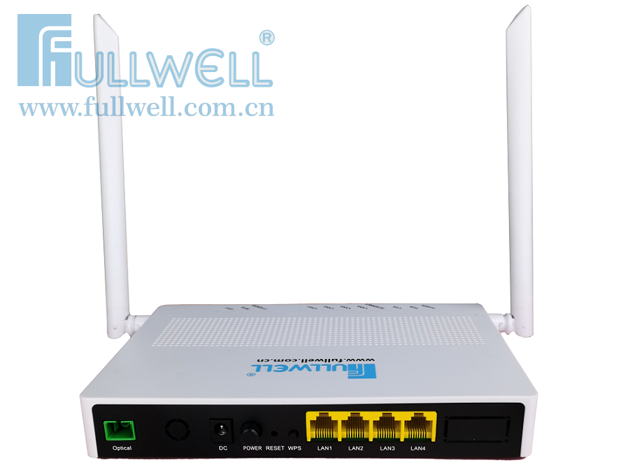 GPON ONU,4GE+2.4/5G ac WIFI